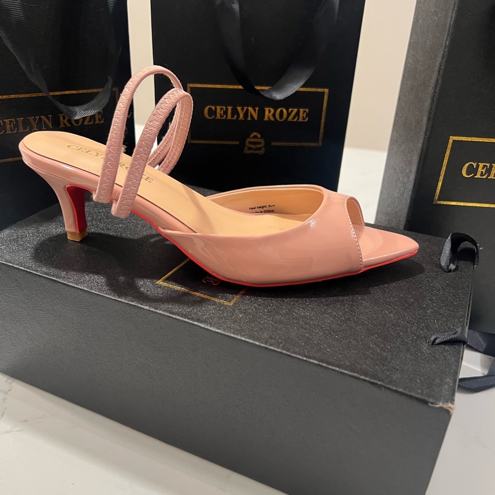 New Rose blush sandals